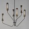 Maxim Lighting Regent 6-Light Pendant, Black/Antique Brass 16176CLBKAB - alternate 2